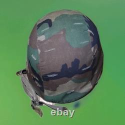 Us Army Issue Military Surplus Pasgt Helmet Woodland Camo Cover Chinstrap