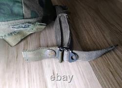 Us Army Issue Military Surplus Pasgt Helmet Woodland Camo Cover Chinstrap