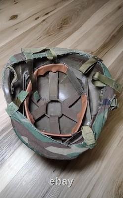 Us Army Issue Military Surplus Pasgt Helmet Woodland Camo Cover Chinstrap