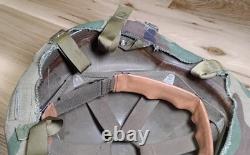 Us Army Issue Military Surplus Pasgt Helmet Woodland Camo Cover Chinstrap