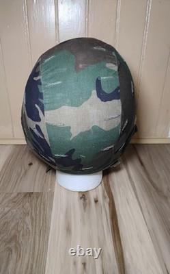 Us Army Issue Military Surplus Pasgt Helmet Woodland Camo Cover Chinstrap