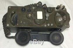 Us Army Military Surplus Ta-43 Pt Signal Corps Field Phone Radio Telephone Case