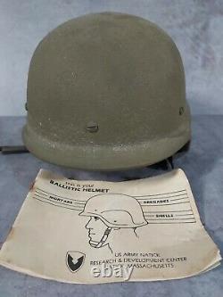 Us Army Usmc Military Surplus Pasgt Ballistic Combat Helmet Small Complete