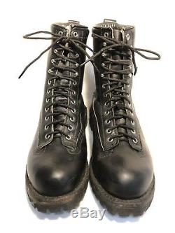 Us Military Army Mountain Ski Boot Leather 10th Sfg Chippewa Boots 12d Vintage