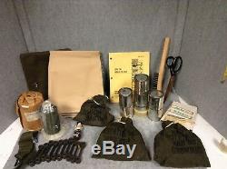 Us Military Army Vietnam Issue M56 Tentage Repair Kit Bag Case Surplus