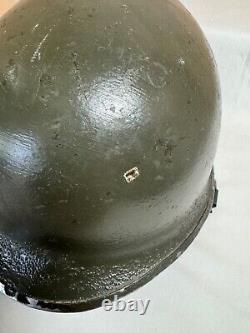 Us Military Helmet Steel Helmet Shell Combat Army, Worn In Vietnam