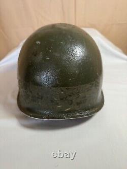 Us Military Helmet Steel Helmet Shell Combat Army, Worn In Vietnam