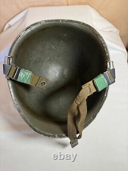 Us Military Helmet Steel Helmet Shell Combat Army, Worn In Vietnam