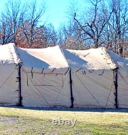 Us Military Surplus Mgpts Tent -center Section Only -hunting Camping Us Army