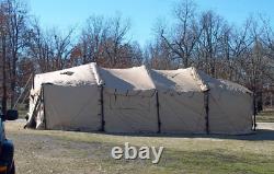 Us Military Surplus Mgpts Tent -center Section Only -hunting Camping Us Army