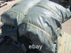 Used 4-Man Crew Tent, US Army Surplus Please Read Description