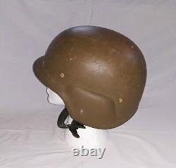 VINTAGE 1973 Military Lot-85 L-2 Army made with KEVLAR COMBAT Helmet With STRAP