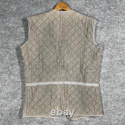 VINTAGE Austrian Bundesheer Quilted Liner Vest Jacket Medium Military Army 1950s