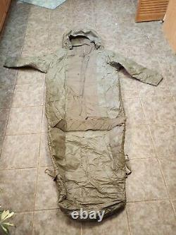 VINTAGE German ARMY Bundeswehr Sleeping Bag Sniper Mummy with protective shell