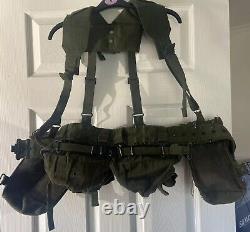 VINTAGE JOB LOT Great Britain Military Surplus Harness And Gear Pattern Ponchos