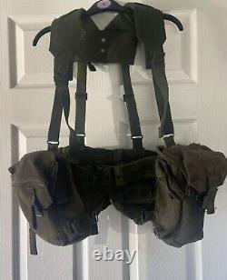 VINTAGE JOB LOT Great Britain Military Surplus Harness And Gear Pattern Ponchos