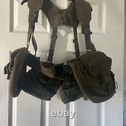 VINTAGE JOB LOT Great Britain Military Surplus Harness And Gear Pattern Ponchos