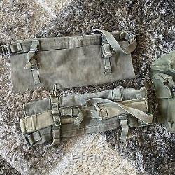 VINTAGE JOB LOT Great Britain Military Surplus Harness And Gear Pattern Ponchos