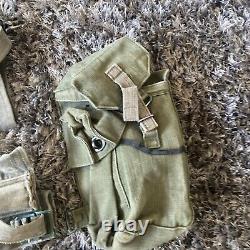 VINTAGE JOB LOT Great Britain Military Surplus Harness And Gear Pattern Ponchos