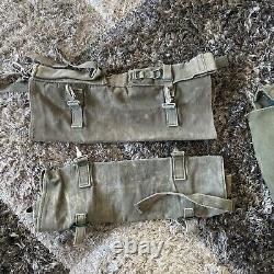 VINTAGE JOB LOT Great Britain Military Surplus Harness And Gear Pattern Ponchos