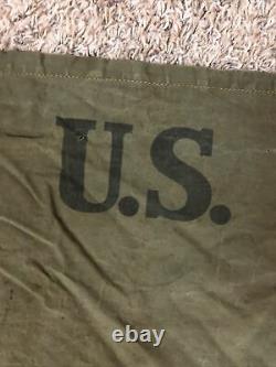 VINTAGE U. S. Army Sleeping Bag US Military Globe Sales Kapok WW2 WW1