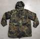 Vtg German Bundeswehr Army Military Flecktarn Camo Parka Jacket & Liner Gr 9