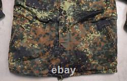 VTG German Bundeswehr Army Military Flecktarn Camo Parka Jacket & Liner Gr 9