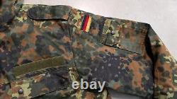 VTG German Bundeswehr Army Military Flecktarn Camo Parka Jacket & Liner Gr 9