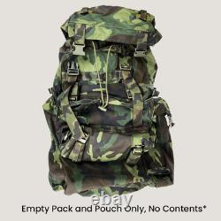 VTG Italian Army 90L Woodland Rucksack with Assault Pouch Woodland NOS YR 1999