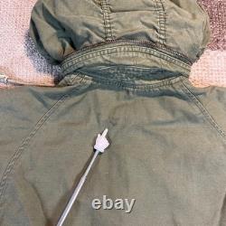 VTG M65 Military Field Jacket Army Green Hood Utility Coat Men XL First Pattern