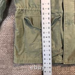VTG M65 Military Field Jacket Army Green Hood Utility Coat Men XL First Pattern