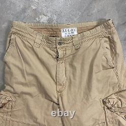 VTG POLO RALPH LAUREN Rugby CARGO Fatigues 38x30 Baggy Pants Y2K Military Wide