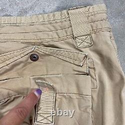 VTG POLO RALPH LAUREN Rugby CARGO Fatigues 38x30 Baggy Pants Y2K Military Wide