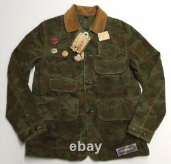 VTG Polo Ralph Lauren Military Army Camo Paratrooper Soldier Field Jacket Combat