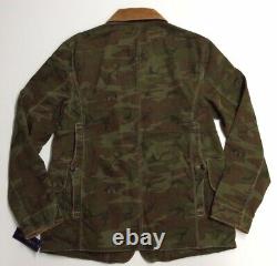 VTG Polo Ralph Lauren Military Army Camo Paratrooper Soldier Field Jacket Combat