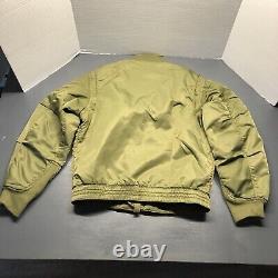 VTG Ralph Lauren Polo 67 Jeans Co Bomber Jacket Military Surplus Green Mens S