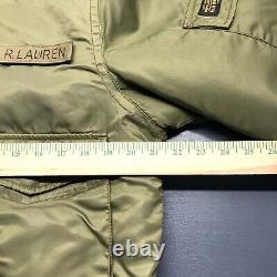 VTG Ralph Lauren Polo 67 Jeans Co Bomber Jacket Military Surplus Green Mens S