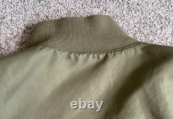 VTG Ralph Lauren Polo 67 Jeans Co Bomber Jacket Military Surplus Green Mens XL