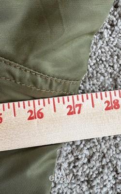 VTG Ralph Lauren Polo 67 Jeans Co Bomber Jacket Military Surplus Green Mens XL