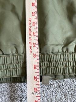 VTG Ralph Lauren Polo 67 Jeans Co Bomber Jacket Military Surplus Green Mens XL