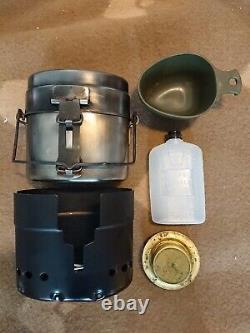 VTG Stainless Steel Swedish Military Army M40 Mess Kit