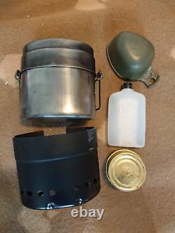 VTG Stainless Steel Swedish Military Army M40 Mess Kit