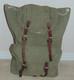 Vtg Swiss Army Military Backpack Rucksack Canvas Leather Salt & Pepper 1950's