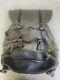 Vtg Swiss Army Rubberized Waterproof & Leather Military Rucksack Backpack War