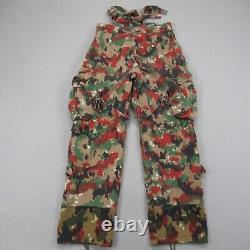 VTG Swiss Military Army Suit Mens L Alpenflage Camo RE Uniform Jacket Pants Pack