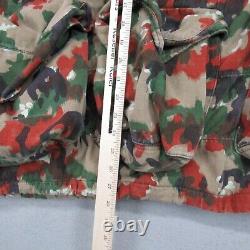 VTG Swiss Military Army Suit Mens L Alpenflage Camo RE Uniform Jacket Pants Pack