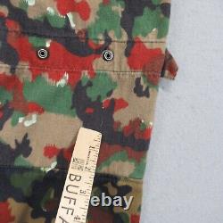 VTG Swiss Military Army Suit Mens L Alpenflage Camo RE Uniform Jacket Pants Pack