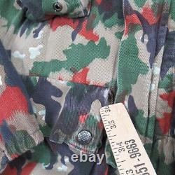 VTG Swiss Military Army Suit Mens L Alpenflage Camo RE Uniform Jacket Pants Pack