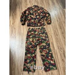 VTG Swiss Military Camouflage Field Jacket Pants Set Workwear Military Surplus