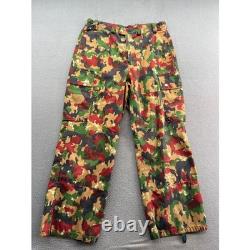 VTG Swiss Military Camouflage Field Jacket Pants Set Workwear Military Surplus